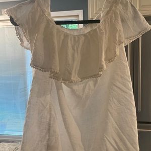 Woman’s off the shoulder top